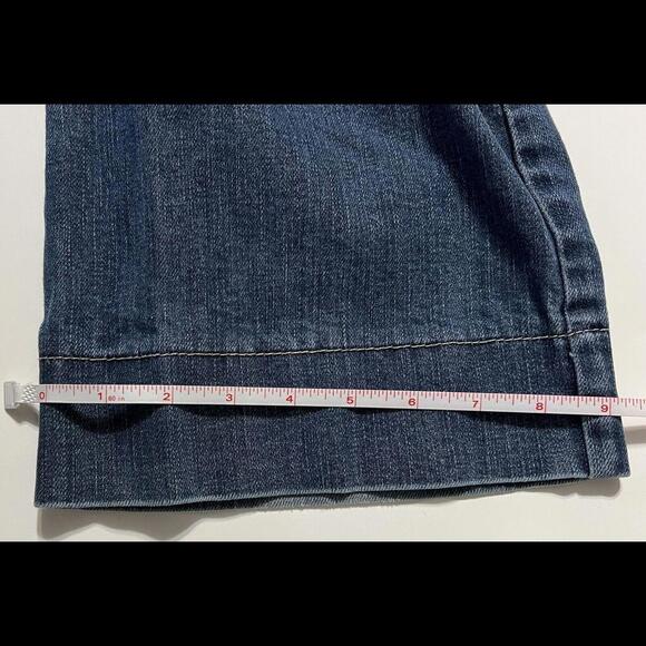 Ann Taylor Loft Womens Jeans Size 12 Medium Wash With Button Accents - Picture 6 of 12